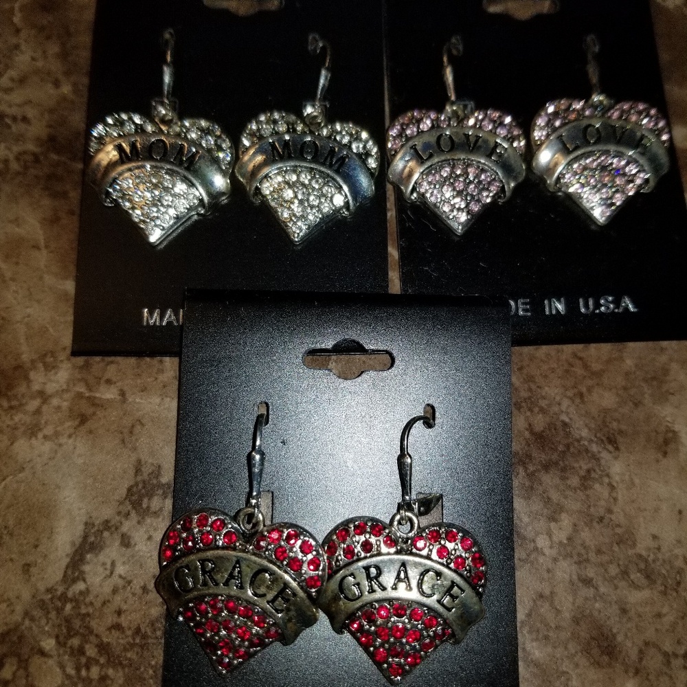Heart earrings